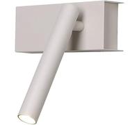 HXYSXHJUO Lámpara de Pared giratoria de 350°, Foco de Lectura, luz montada, Aluminio, Aplique LED cableado con Interruptor de Encendido/Apagado, 5W 3000K, Apliques de Tablero Ajustables para