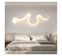HXYSXHJUO Lámpara de Pared LED con Forma de Serpiente: luz Decorativa Lineal Sencilla para Interiores, mesitas de Noche, pasillos y escaleras. Luminaria Moderna (luz Blanca frí