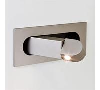 HXYSXHJUO Lámpara de Pared LED empotrable, luz de Lectura Ajustable para mesita de Noche, Mini Aplique para cabecero, focos para Dormitorio, lámparas de Noche para Sala de Estar de Hotel.