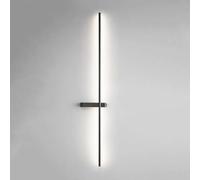 HXYSXHJUO Lámpara de Pared LED Lineal de Cobre Estilo Moderno de Mediados de Siglo, lámpara Larga Minimalista de 3000K/4000K/6000K, luminaria Decorativa de latón Ajustable para Pasillo, Sala