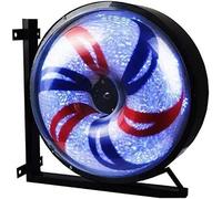 HXYSXHJUO Letrero LED con Forma de Poste de barbero y luz giratoria para lámpara de Pared de peluquería