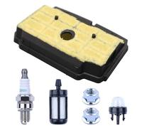 Hyceker MS193T MS194T - Kit de ajuste de filtro de aire para Stihl MS193T MS193TC MS194T MS 193T 194T Motosierra Air Cleaner Primer Bulb Spark Plug Bar Nuts Service Kit 11371201604, 1137 120 1604