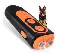 HYCFYJR Antiladridos para Perros Ultrasonidos, Ahuyentador de Perros Seguro y Humano con 3 Modos, Alcance 8 m y Linterna LED, Anti Ladridos para Perros Pequeños, Medianos y Grandes Interior Exterior