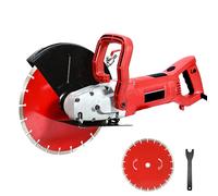 HYCHIKA 3200W Sierra Eléctrica para Hormigón, 305mm Cortador de Sierra Circular con Motor de 4300RPM, Rozadora Pared Incluye Línea de Agua y Bomba, para Piedra Ladrillo Madera