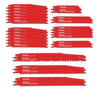 HYCHIKA Hojas de Sierra Sable 32 PCs, Hojas para Corte de Madera, Metal, Etc. con Estuche Organizador
