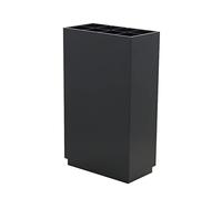 HYDIK Paragüero Moderno y Sencillo para Negocios, con Bandeja antigoteo extraíble (8 Compartimentos y 3 Ganchos), con Capacidad para 20 Paraguas (Color: Negro, tamaño: 35,5 x 19 x 60,5 c