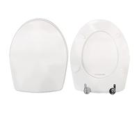 HYDRO HOME - Asiento de inodoro Colibrì con 2 Pozzi Ginori de madera barnizada, color blanco, compatible y dedicado económico