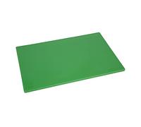 Hygiplas Tabla de cortar en color verde, baja densidad, 10 x 300 x 450 mm