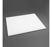 Hygiplas Tabla de cortar extragruesa en color blanco, baja densidad, 20 x 600 x 450 mm