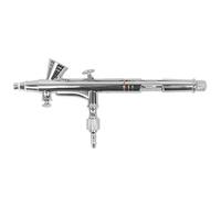 Hymair Aerógrafo Neumático 0.2mm con Depósito de Gravedad Fijo de 2 ml - Pistola Profesional de Alta Atomización