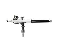 Hymair Aerógrafo Neumático de Doble Acción 0.2mm Ideal para Pintura de Precisión Pistola Profesional de Alta Atomización Pulverizador de Aire - Kit Herramientas a Presión