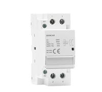 HYRBNSDLK Contactor Modular 2P 40A 63A 2NO o 2NC 1NO1NC, Montaje en Carril DIN AC220V 230V automático(2P 63A 2N0 220V)