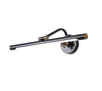 HYSJDMNC Moderno Espejo LED luz Frontal lámpara de Espejo de baño Espejo gabinete luz iluminación de Maquillaje Aplique de Pared ángulo Ajustable luz Blanca Neutra 4000 K Negro 35 cm 7 W Interesante