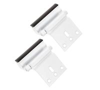 HYTROVE Cerradura de Seguridad para Puertas de Aluminio Bloqueo, Color Blanco, 2 Piezas, Tornillos, para Mayor Protección Familiar en Puertas Exteriores E Interiores