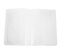 HYTROVE Funda Protectora de Libros Transparente Pvc para Cuaderno A5 para Diarios, Cuadernos de Bocetos y Libros de Bolsillo, Estudiantes y Oficina