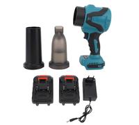 Hyuduo Aspiradora Sopladora de Hojas Inalámbrica, 29800 RPM, 3 Velocidades, con 2 Baterías Recargables de Iones de Litio y Cargador para Quitar la Nieve y Limpiar el Césped (Enchufe de la UE)