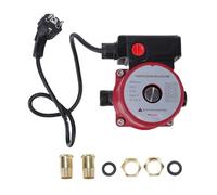 Hyuduo Bomba de Recirculación de Agua Caliente 65L/min 46W 67W 100W 3 Velocidades Bajo Nivel de Ruido 20dB Cabezal de Bomba de Hierro Fundido con Tubería de 1 Pulgada Junta de 3/4 de (Enchufe