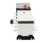 Hyuduo Interruptor de Transferencia Automática de Doble Potencia, Material de PC, Interruptor de Alimentación de 100 A para el Hogar y la Oficina, Capacidad de 400 V con Control de Micromotor (200A)