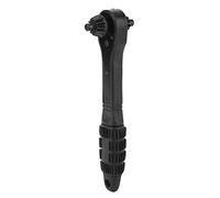 Hyuduo Llave para Portabrocas, Llave de Trinquete de Doble Uso 2 en 1 de Metal de Primera Calidad, Aprieta y Afloja los Mandriles con Cabeza Pequeña de 12,7 Mm y Cabeza Grande de 17,5 Mm para Taladros