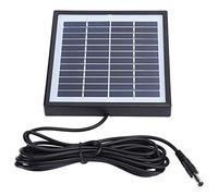 Hyuduo Panel Solar, Placa de Carga Solar de Polisilicio 2W 12V con Borde y Soporte de Montaje, Panel de Carga Portátil para Acampar Al Aire Libre Senderismo Configuración del Suelo