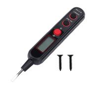 Hyuduo Probador de Voltaje sin Contacto, Localizador de Punto de | Identificación de cable con corriente/fuego, alerta audible de alto voltaje, accesorio de punta de destornillador, función