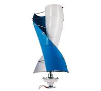 HYZHANHONG Generador de Turbina Eólica Vertical de Eje de Levantamiento Magnético de 15000W con Controlador MPPT 12V24V 48V Generador de Energía Eólica Turbina Vertical de 2 Palas,48V