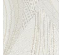 HZ62066-Horizonte Hoja Crema Metálico Blanco Galerie Papel Tapiz