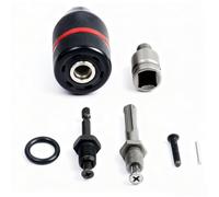 HZACHYX Portabrocas de metal de 13 mm de 1/2 enchufe de trinquete autobloqueante, adaptador de llave eléctrica, utilizado para destornilladores de impacto, taladros eléctricos, taladros de martillo