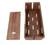 Hztyyier Caja Organizadora de Cables Almacenamiento Elegante para Regleta con Corrector Se Adapta a TV de Piso