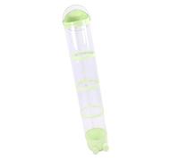 Hztyyier Cubo de Almacenamiento de Animales de Peluche Transparente, Espacioso Cubo de Exhibición de Juguetes de Peluche para Sala de Juegos, Diseño Conveniente (GREEN)