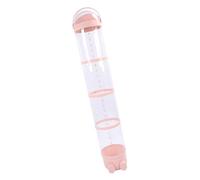 Hztyyier Cubo de Almacenamiento de Animales de Peluche Transparente, Espacioso Cubo de Exhibición de Juguetes de Peluche para Sala de Juegos, Diseño Conveniente (PINK)