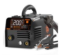 HZXVOGEN-máquina soldadora MIG con Control sinérgico 3 en 1, sin gas, MIG/palo/elevador, TIG, máquina de soldadura inteligente, inversor portátil HVM200