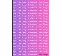 I Am Enough: Lined Mantra Journal for Women and Teen Girls, Glossy Blue-Purple Gradient Cover