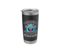 I Created A Monster He Calls Me Dad Vaso térmico de acero inoxidable de doble pared
