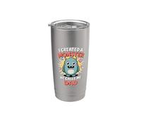 I Created A Monster He Calls Me Dad Vaso térmico de acero inoxidable de doble pared