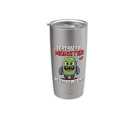 I Created A Monster He Calls Me Dad Vaso térmico de acero inoxidable de doble pared