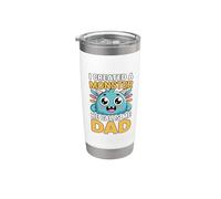 I Created A Monster He Calls Me Dad Vaso térmico de acero inoxidable de doble pared