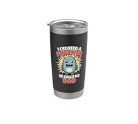 I Created A Monster He Calls Me Dad Vaso térmico de acero inoxidable de doble pared