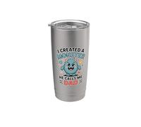 I Created A Monster He Calls Me Dad Vaso térmico de acero inoxidable de doble pared