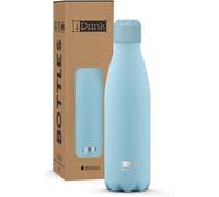 IDRINK Botella térmica 500 ml acero inoxidable 12 h caliente - 24 h frío Blanca