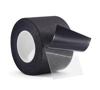 I-EASYDWW Cinta Antideslizante de Goma, Grip Tape No Abrasiva, Fuerte Adhesivo, Resistente al Agua, Flexible y Fácil de Cortar para Manos, Herramientas y Equipos, 10 cm x 5 m, Negro