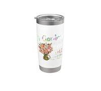 I Garden So I Dont Choke People - Gardening - Funny Gardener Vaso térmico de acero inoxidable de doble pared