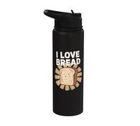 I Love Bread - Comida de gluten de trigo Stainless Steel Insulated Water Bottle