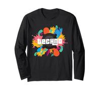 I Love Electronic Dance Music Techno - Figura Decorativa Manga Larga