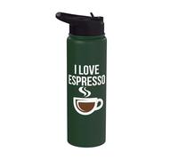 I Love Espresso Taza de café Barista Cafeína Stainless Steel Insulated Water Bottle