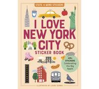 I Love New York City – Libro de 425+ pegatinas (State of Mind Stickers)