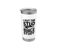I Put The Stud In Bible Study Vaso térmico de acero inoxidable de doble pared