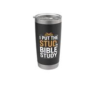 I Put The Stud In Bible Study Vaso térmico de acero inoxidable de doble pared