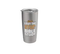 I Put The Stud In Bible Study Vaso térmico de acero inoxidable de doble pared