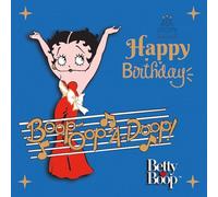I&S / Les collections rétro IETSCPMD19011 BETTY BOOP - Tarjeta de felicitación para niña y mujer, diseño de boop, color blanco, 15 x 15 cm, color blanco